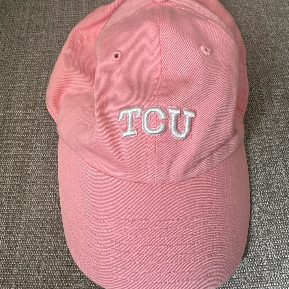 Pink TCU Baseball Cap